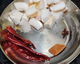 A picture of step 2 of Beetroot Curry.