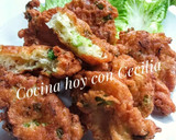 Foto del paso 10 de la receta: Buñuelos de lechuga, cebolla y queso parmesano