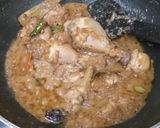 A picture of step 2 of Chicken polaw.