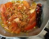 A picture of step 3 of Tarka Chana dal.