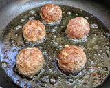A picture of step 1 of Honey Sriracha Meatballs with Stir Fried Noodles.
