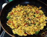 A picture of step 5 of Street style spicy egg bhurji.