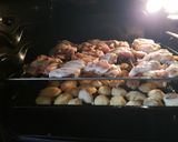 A picture of step 4 of Cider-Glazed Roast Chicken with Crispy Potatoes.