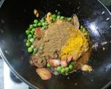 A picture of step 10 of Peas butter masala.