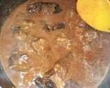 A picture of step 3 of Ogbono soup II.