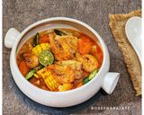 Foto langkah ke 5 dari resep Sup Talas Udang.