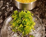 A picture of step 2 of Green moong Dosa.
