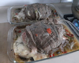 Foto del paso 5 de la receta: Carne Rellena con jamón y queso