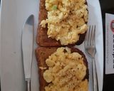 A picture of step 4 of My Cheese & Onion Scrambled Egg Breakfast. 😘.