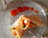 A picture of step 8 of Paneer Tikka Roll.