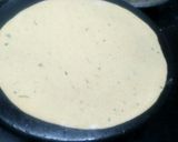 A picture of step 3 of Phulka roti with kasuri methi.