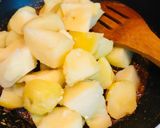 A picture of step 3 of Masala Alu Chaat.