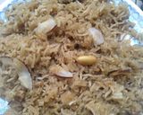 A picture of step 8 of Gur wale Chawal.