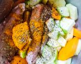 Une image de l'étape 1 de #soupe Soupe de courgettes et de courge.