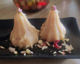 A picture of step 5 of Kaju coconut modak.