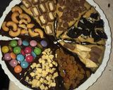 A picture of step 9 of Brownie pizza.