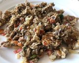 Foto del paso 5 de la receta: Machaca a la sonorense con verdura y claras de huevo