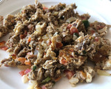 Foto del paso 5 de la receta: Machaca a la sonorense con verdura y claras de huevo