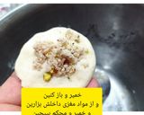 عکس مرحله 5 از دستور نان مغزدار گردویی