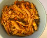 A picture of step 6 of Red Sauce Pasta.