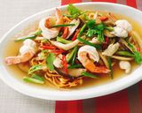 รูปขั้นตอนการทำที่ 3 ของ โกยซีหมี่ใส่ทั้งไก่ทั้งกุ้ง