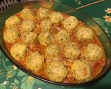 Une image de l'étape 11 de Boulettes de polenta au persil, jambon et parmesan sauce tomates et carottes.