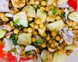 A picture of step 6 of Chana chat burns road special.
