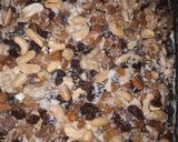A picture of step 6 of Arabian bread pudding(known as Um Ali).