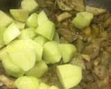 A picture of step 6 of Alu baigan.
