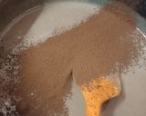A picture of step 3 of Panchamrut chocolate modak.