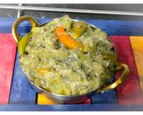 A picture of step 8 of Bangla Lau Beshwari (A Lost Recipe).
