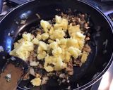 Une image de l'étape 8 de Patate douce farcie aux champignons et saint nectaire fermier.