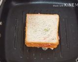 A picture of step 5 of Veggies Chesse Sandwich.