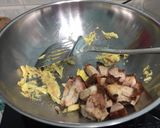 A picture of step 2 of Mustard Green And Roasted Pork Stir Fry (Kai Choy).