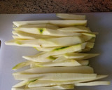 Foto del paso 1 de la receta: Noodles con calabacín y atún en conserva