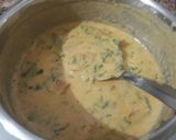 A picture of step 2 of Teekhi palak methi Kadhi.