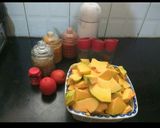 A picture of step 1 of Khatta meetha kaddu.