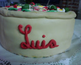 Foto del paso 6 de la receta: Torta imitación pizza para cumpleaños de adultos