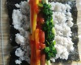 Foto langkah ke 3 dari resep Gimbab (nasi gulung nori) Kimbab.
