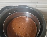 A picture of step 1 of Chocolate biscuit cake.