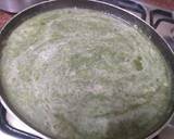 Spinach corn creamy soup