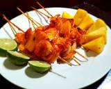Sate udang nanas saus madu langkah memasak 4 foto