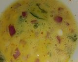 A picture of step 3 of Egg paratha.