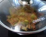 A picture of step 5 of Kundru curry.