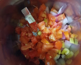 A picture of step 1 of Fresh tuvar curry.