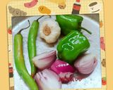 صورة لخطوة 2 من وصفة كرات الكفته بالخضار المشوى والطحينه 😋