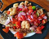 Foto langkah ke 5 dari resep Gurame udang tepung sambal dabu dabu.