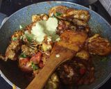 A picture of step 4 of Kerala style chicken biryani.