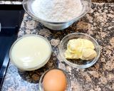 Foto del paso 1 de la receta: Pastel con cobertura crujiente de coco