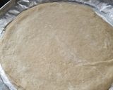 A picture of step 3 of Cheesechapati#themechallenge.